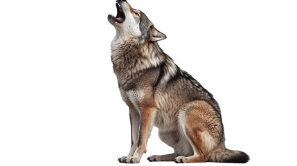  wolf on transparent background