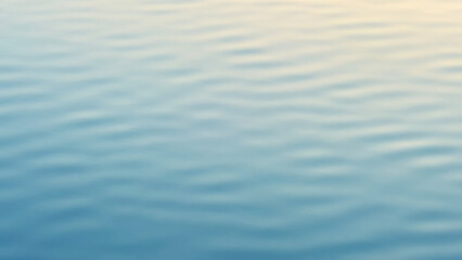 夕暮れ時の美しい海の波景色