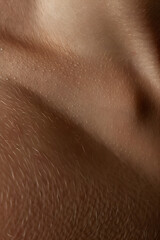 Fototapeta premium Serenity in Simplicity: A Meditative Visual of the Human Navel, Evoking Origins and Connection