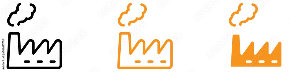 Aufkleber environmental pollution icon for ecology and environmental graphics perfect for representing polluti