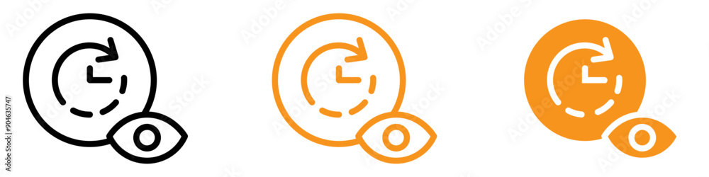 Poster Predictive Forecast Icon for Weather and Data Analysis Graphics Essential for Representing Forecasting and Predictive Analytics