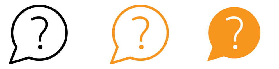 Inquiry Question Mark Icon for Help and Information Graphics Perfect for Representing Questions and Inquiries