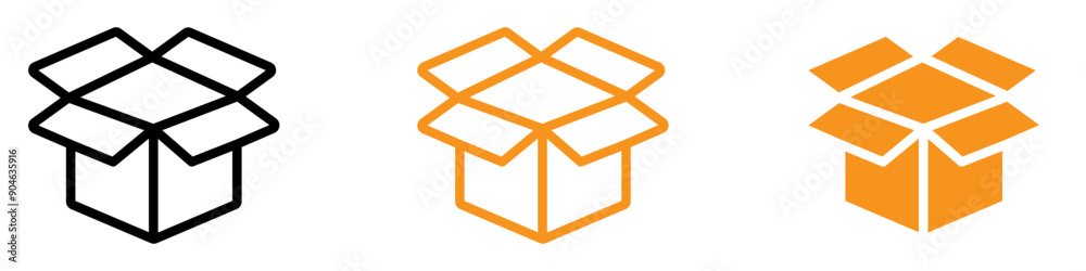 Aufkleber organized unpack icon for travel and moving graphics ideal for representing unpacking and settling i