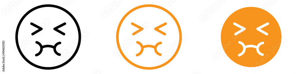 Poster Sickly Nauseated Emoji Icon for Expressive Messaging and Digital Communication Graphics Essential for Representing Nausea and Sickness in Emojis