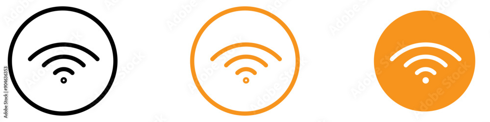 Poster Connectivity Signal Icon for Communication and Technology Graphics Essential for Representing Signal Strength and Connectivity