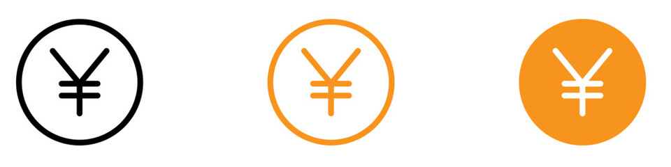 Financial Yen Sign Icon for Currency and Finance Graphics Perfect for Representing Japanese Yen and Financial Transactions