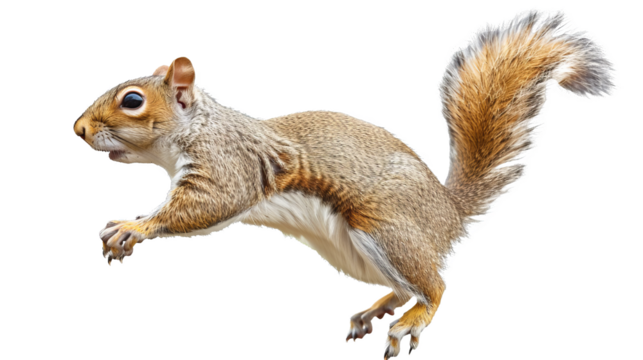 squirrel Isolated on transparent background