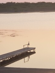 Water reflections and landscape