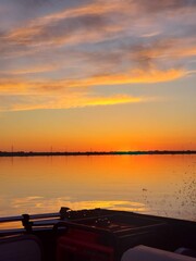 Water reflections and landscape