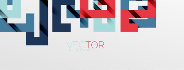 Color bend lines with shadow texture effect. Vector Illustration For Wallpaper, Banner, Background, Card, Book Illustration, landing page