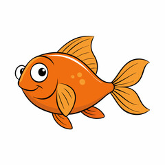 black and white fish, golden fish vector illustration, fish vector art, fish silhouette, fish vector icon, eps