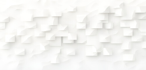 Obraz premium Elegant White Abstract Texture With Layered Geometric Forms for Modern Design Projects Background