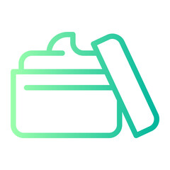 Fototapeta premium hair mask gradient icon