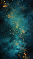 Obraz premium Digital nebula starry sky stars abstract graphic poster background