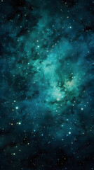 Fototapeta premium Digital nebula starry sky stars abstract graphic poster background