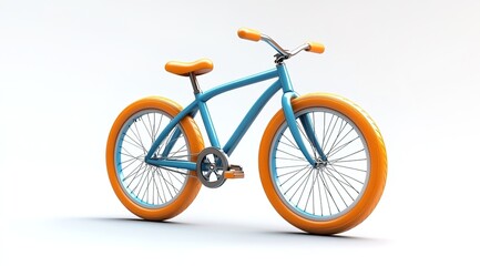 Fototapeta premium 3d isometric rendering of bicycle