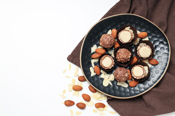 Marzipan, concept of tasty and delicious sweet food