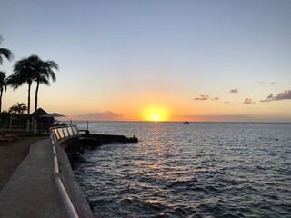 Obraz premium sunset over the sea