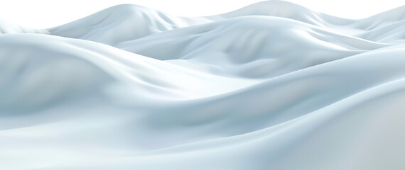 Naklejka premium Abstract White Hills In Stunning