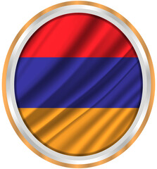 flags of world countries in frames of various shapes on transparent backgrounds