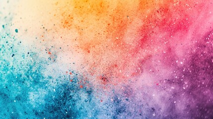 Fototapeta premium Abstract background with colorful powder explosion.