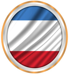 flags of world countries in frames of various shapes on transparent backgrounds