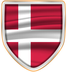 flags of world countries in frames of various shapes on transparent backgrounds