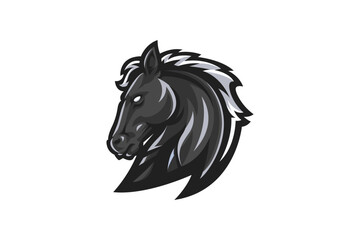 horse head vector