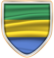 flags of world countries in frames of various shapes on transparent backgrounds