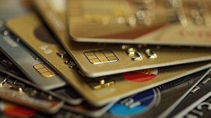 Realistic Bank Card Illustration