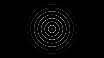 Radio wave signal icon concept background. Sound frequency signal icon background illustration 4k.