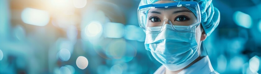 Healthcare Professional in Protective Medical Gear
