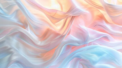 Fototapeta premium 150. Quick-Dry Towel, realistic style, pastel colors, abstract shapes, eye level, soft light, light rays,