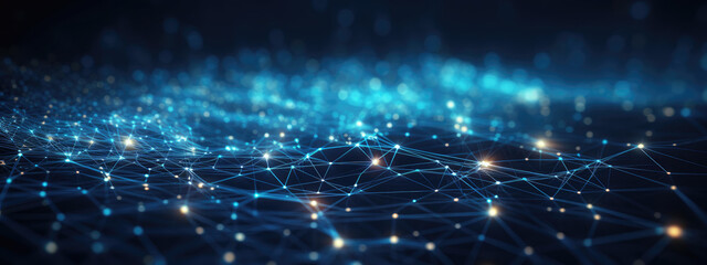Fototapeta premium Abstract Network Connections and Technology Concept