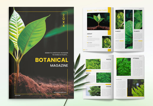 Botanic Magazine Layout