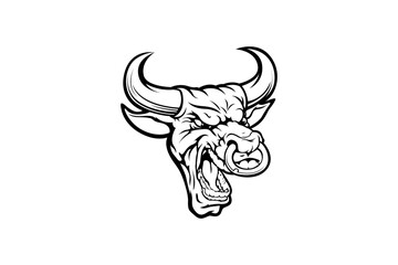 bull with horns