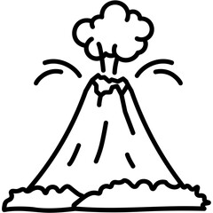 Volcanic Crater Icon