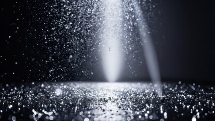  white dots float in the dark on top of a sky,