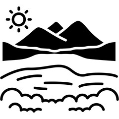 Serene Lake Icon