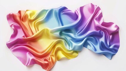Obraz premium Rainbow Silk Fabric