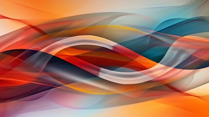 Digital Art Fusion, An abstract blend of vibrant geometric shapes and flowing organic patterns, representing the fusion of technology and nature