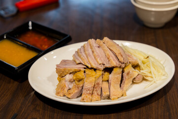Slice of goose in the Chinese restaurant © leungchopan