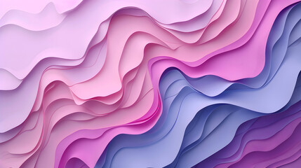 abstract pink background with waves line,generative ai