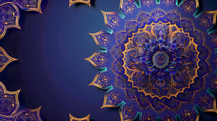 Islamic Luxury Mandela background,generative ai