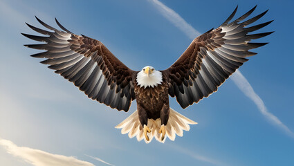 Obraz premium An eagle in the sky. generated ai