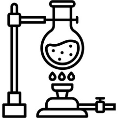 Bunsen Burner Icon