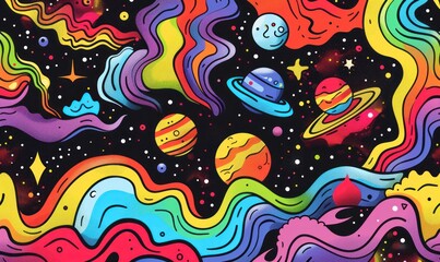 Cosmic Rainbow Dreams