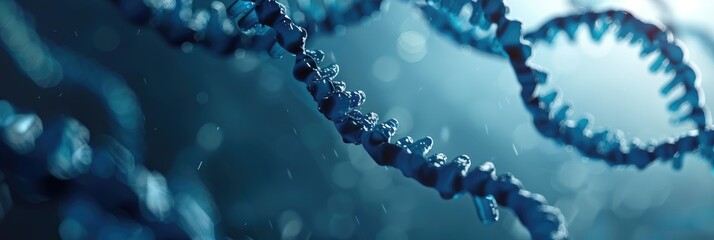 DNA molecule in laboratory for testing