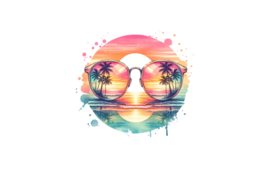 Summer beach sunglasses