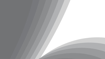 Gray abstract paper cut background vector image for backdrop or presentation